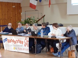 Assemblée Générale du Comité Départemental de Randonnée Pédestre d'Eure et Loir samedi 21 janvier 2023 à Sours
